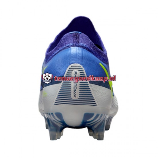 Voetbalschoenen Nike Phantom GT2 Recharge Elite FG Grijs Blauw Geel
