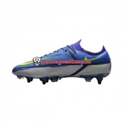Voetbalschoenen Nike Phantom GT2 Recharge Elite SG Pro AC Grijs Blauw Geel