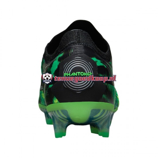 Voetbalschoenen Nike Phantom GT2 Shockwave Elite FG Grijs Groente Zwart