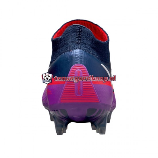 Voetbalschoenen Nike Phantom GT2 UV Elite DF FG Paars Rood Blauw