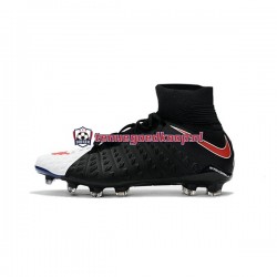 Voetbalschoenen Nike Phantom Hypervenom 3 Elite DF FG Rood Wit Zwart