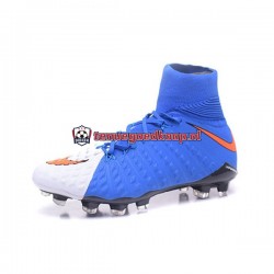 Voetbalschoenen Nike Phantom Hypervenom 3 Elite DF FG Rood Blauw Wit