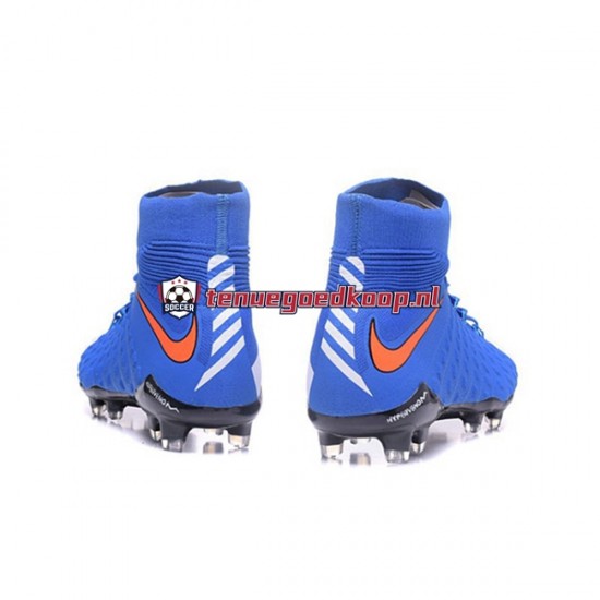 Voetbalschoenen Nike Phantom Hypervenom 3 Elite DF FG Rood Blauw Wit