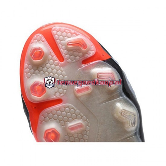Voetbalschoenen Nike Phantom Hypervenom III Elite DF FG Rood Grijs Zwart