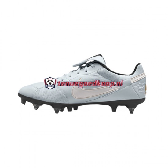 Voetbalschoenen Nike Premier III SG Pro AC Grijs Wit Zwart