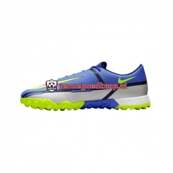 Voetbalschoenen Nike React Phantom GT2 Recharge Pro TF Grijs Blauw Geel