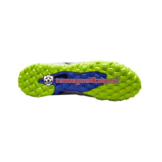 Voetbalschoenen Nike React Phantom GT2 Recharge Pro TF Grijs Blauw Geel