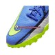 Voetbalschoenen Nike React Phantom GT2 Recharge Pro TF Grijs Blauw Geel