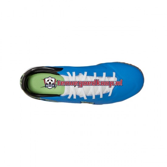 Voetbalschoenen Nike React Tiempo Legend IX Pro TF Blauw Groente Zwart