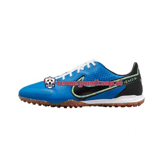 Voetbalschoenen Nike React Tiempo Legend IX Pro TF Blauw Groente Zwart