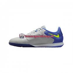 Voetbalschoenen Nike React Tiempo Legend IX Recharge Pro IC Halle Grijs Blauw Geel