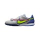 Voetbalschoenen Nike React Tiempo Legend IX Recharge Pro IC Halle Grijs Blauw Geel