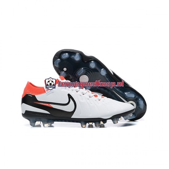 Voetbalschoenen Nike Tiempo Legend 10 Elite FG Oranje Wit Zwart