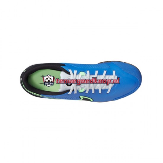 Voetbalschoenen Nike Tiempo Legend IX Academy IC Halle Blauw Groente Zwart