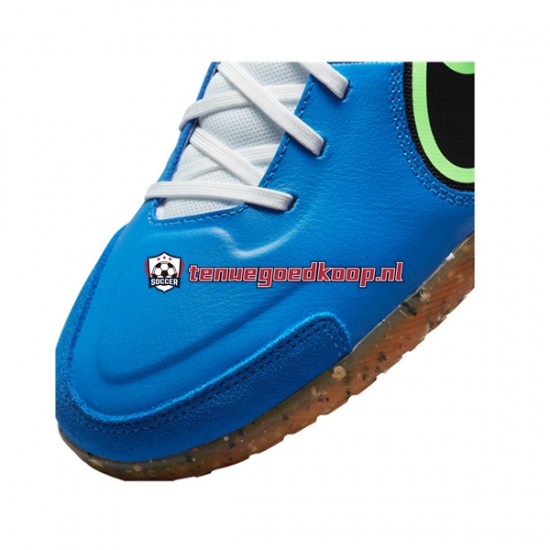 Voetbalschoenen Nike Tiempo Legend IX Academy IC Halle Blauw Groente Zwart