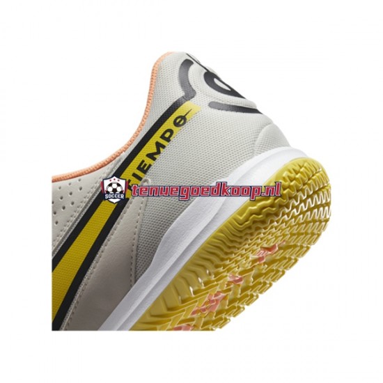 Voetbalschoenen Nike Tiempo Legend IX Academy IC Halle Lucent Grijs Oranje