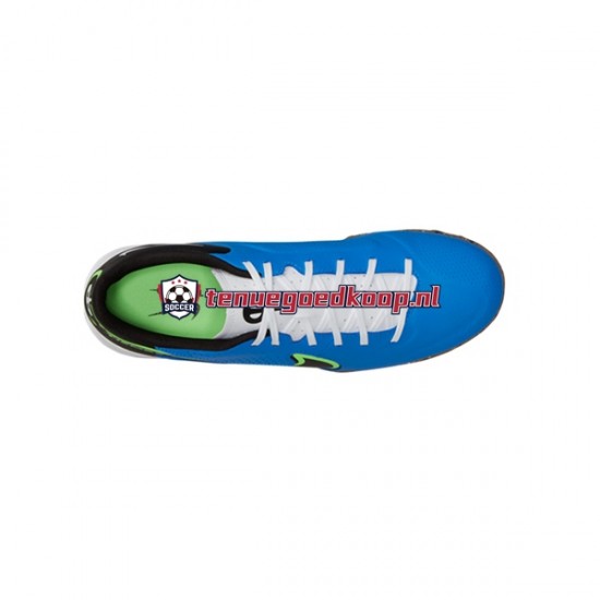 Voetbalschoenen Nike Tiempo Legend IX Academy TF Blauw Groente Zwart