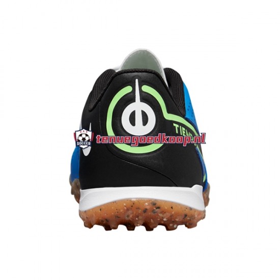 Voetbalschoenen Nike Tiempo Legend IX Academy TF Blauw Groente Zwart