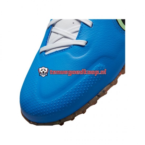 Voetbalschoenen Nike Tiempo Legend IX Academy TF Blauw Groente Zwart