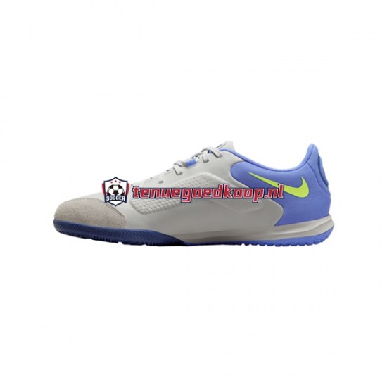 Voetbalschoenen Nike Tiempo Legend IX Recharge Academy IC Halle Grijs Blauw Geel