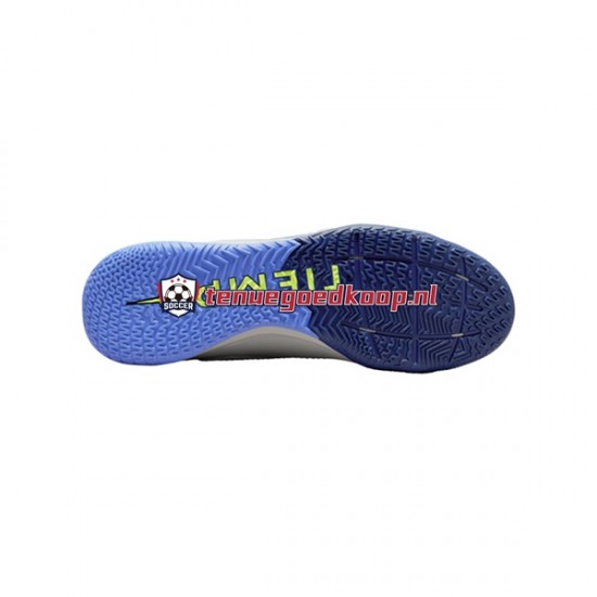 Voetbalschoenen Nike Tiempo Legend IX Recharge Academy IC Halle Grijs Blauw Geel