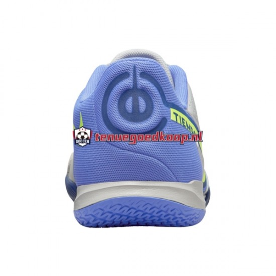 Voetbalschoenen Nike Tiempo Legend IX Recharge Academy IC Halle Grijs Blauw Geel