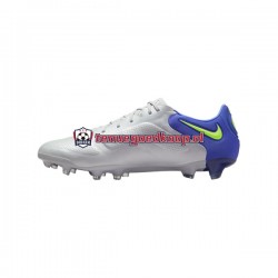 Voetbalschoenen Nike Tiempo Legend IX Recharge Elite FG Grijs Blauw Geel Wit