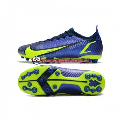 Voetbalschoenen Nike Vapor 14 Elite PRO AG Blauw Groente