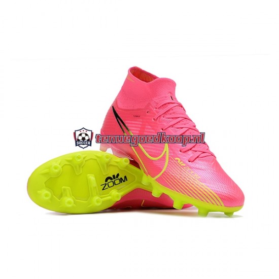 Voetbalschoenen Nike Zoom Vapor 15 Elite SE AG Roze Groente
