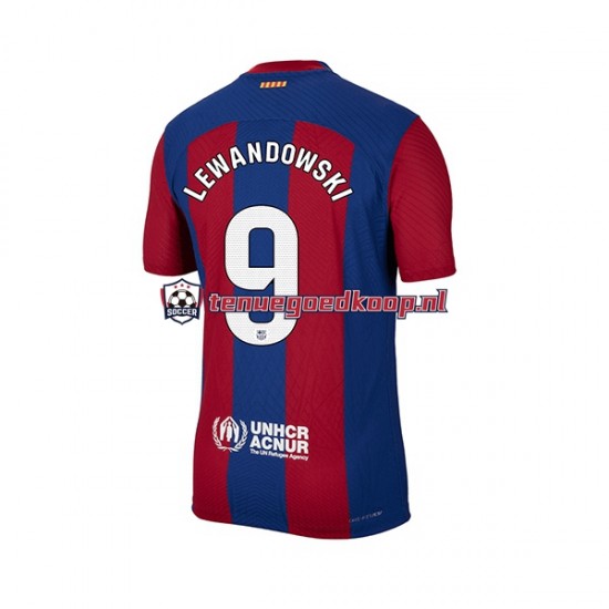 Thuis Tenue van FC Barcelona Robert Lewandowski 9 Heren 2023-24 Korte Mouw Thuis Tenue van FC Barcelona Robert Lewandowski 9 Heren 2023-24 Korte Mouw