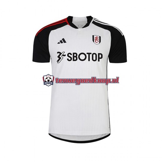 Thuis Tenue van Fulham Heren 2023-24 Korte Mouw Thuis Tenue van Fulham Heren 2023-24 Korte Mouw