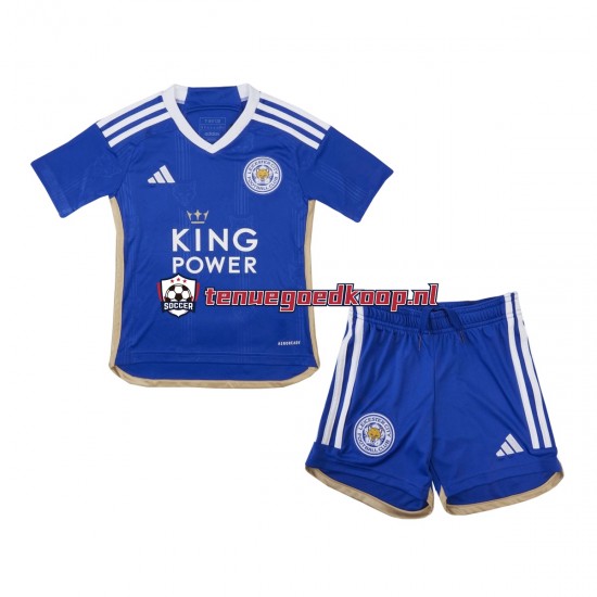 Thuis Tenue van Leicester City Kind 2-13 jaar 2023-24 Korte Mouw Thuis Tenue van Leicester City Kind 2-13 jaar 2023-24 Korte Mouw