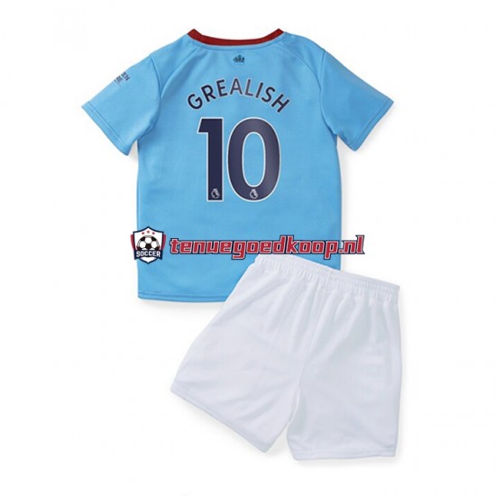 Thuis Tenue van Manchester City Grealish 10 Kind 2-13 jaar 2022-23 Korte Mouw Thuis Tenue van Manchester City Grealish 10 Kind 2-13 jaar 2022-23 Korte Mouw