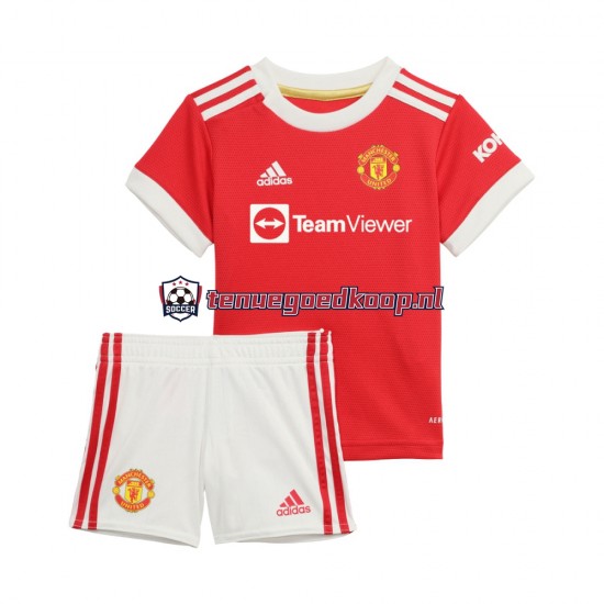 Thuis Tenue van Manchester United Kind 2-13 jaar 2021-22 Korte Mouw Thuis Tenue van Manchester United Kind 2-13 jaar 2021-22 Korte Mouw