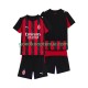 Thuis Tenue van AC Milan Kind 2-13 jaar 2025-26 Korte Mouw Thuis Tenue van AC Milan Kind 2-13 jaar 2025-26 Korte Mouw