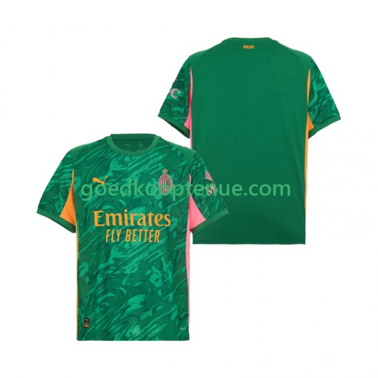 Uit Tenue van AC Milan Keepersshirt Heren 2025-26 Korte Mouw Uit Tenue van AC Milan Keepersshirt Heren 2025-26 Korte Mouw