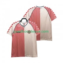 Uit Retro Tenue van AC Milan 1986 Heren Korte Mouw