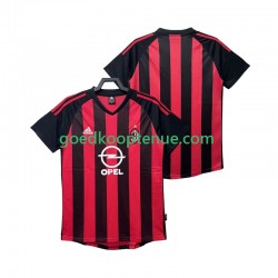Thuis Retro Tenue van AC Milan 2003 Heren 2002 Korte Mouw