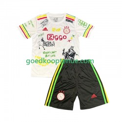 Thuis Tenue van AFC Ajax Bob Marley Special Kind 2-13 jaar 2025-26 Korte Mouw