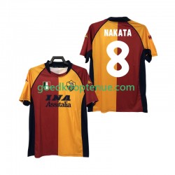 Thuis Retro Tenue van AS Roma AKATA 8 2000-2001 Heren Korte Mouw