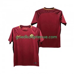 Thuis Retro Tenue van AS Roma 2017-2018 Heren Korte Mouw