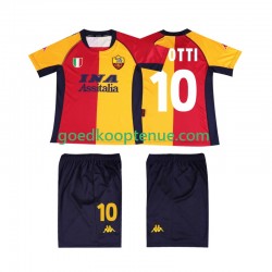 Thuis Retro Tenue van AS Roma TOTTI 10 2001 Kind 2-13 jaar Korte Mouw