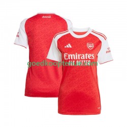 Thuis Tenue van Arsenal Dames 2025-26 Korte Mouw
