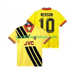 Uit Retro Tenue van Arsenal MERSON 10 1993 Heren 1994 Korte Mouw