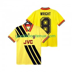 Uit Retro Tenue van Arsenal WRIGHT 8 1993 Heren 1994 Korte Mouw