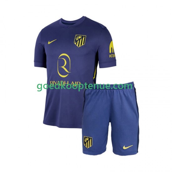 Uit Tenue van Atlético Madrid Kind 2-13 jaar 2025-26 Korte Mouw Uit Tenue van Atlético Madrid Kind 2-13 jaar 2025-26 Korte Mouw