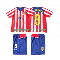 Thuis Retro Tenue van Atlético Madrid F TORRES 9 2005 Kind 2-13 jaar 2004 Korte Mouw