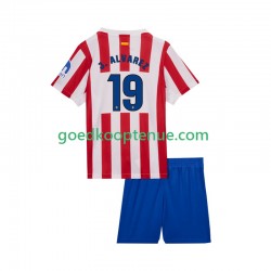 Thuis Tenue van Atlético Madrid Julian Alvarez 19 Kind 2-13 jaar 2025-26 Korte Mouw