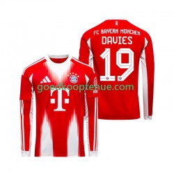 Thuis Tenue van FC Bayern München Alphonso Davies 19 Heren 2025-26 Lange Mouw
