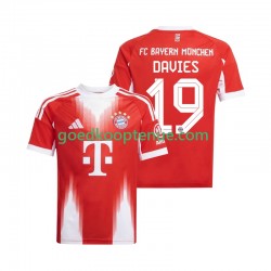Thuis Tenue van FC Bayern München Alphonso Davies 19 Heren 2025-26 Korte Mouw